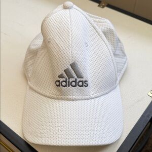 Adidas Kids Mesh White Cap